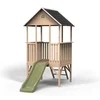 Image de Maisonnette en bois avec toboggan Exit Toys Panorama 300 Beige 226x120x203 cm 50.52.03.00