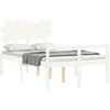 Image de Lit leandre 195.5 x 140.5 x 81 cm en bois sans sommier pour 2 personnes de couleur
