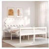 Image de Lit leandre 195.5 x 145.5 x 80.5 cm en bois sans sommier pour 2 personnes de couleur