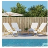 Image de Strandhanddoeken 4 st 400 g/m² 60x135 cm stof wit3157050