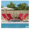 Image de Strandhanddoeken 4 st 400 g/m² 60x135 cm stof bordeauxrood3157056
