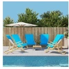 Image de Strandhanddoeken 6 st 400 g/m² 60x135 cm stof turquoise3157061