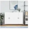 Image de Armoires murales 2 pcs blanc 69,5x34x90 cm 3195635