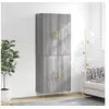 Image de Hoge kast 69,5x34x180 cm bewerkt hout grijs sonoma eikenkleurig3195673