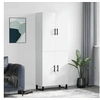 Image de Buffet haut Blanc 69,5x34x180 cm Bois d'ingénierie 3195699