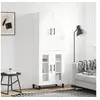 Image de Buffet haut Blanc 69,5x34x180 cm Bois d ingénierie