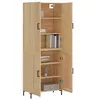 Image de Buffet haut Chêne sonoma 69,5x34x180 cm Bois d'ingénierie