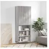 Image de Hoge kast 69,5x34x180 cm bewerkt hout grijs sonoma eikenkleurig3196057