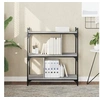 Image de Bibliothèque 3 niveaux sonoma gris 76x32x88cm bois d'ingénierie 833933