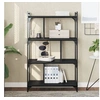 Image de Bibliothèque à 4 niveaux noir 76x32x123 cm bois d'ingénierie 833935