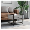 Image de Table basse sonoma gris 50x50x50 cm bois d'ingénierie 833968
