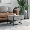 Image de Table basse sonoma gris 51x51x40 cm bois d'ingénierie833978