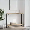 Image de Table console chêne sonoma 100x22,5x75 cm bois d ingénierie