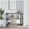 Image de Table console sonoma gris 100x22,5x75 cm bois d'ingénierie 834028