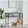 Image de Table console sonoma gris 100x35,5x75 cm bois d'ingénierie 834048