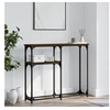 Image de Table console chêne marron 90x22,5x75 cm bois d'ingénierie 834094