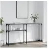 Image de Table console sonoma gris 145x22,5x75 cm bois d'ingénierie834098