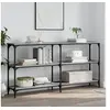 Image de Table console sonoma gris 150x29x75 cm bois d'ingénierie834108