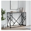 Image de Table console sonoma gris 100x40x80 cm bois d'ingénierie 834118
