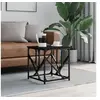 Image de Table basse noir 45x45x47,5 cm bois d'ingénierie 834120