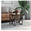 Image de Table basse chêne fumé 45x45x47,5 cm bois d'ingénierie 834122