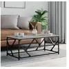 Image de Table basse Sonoma gris 100x50x40 cm Bois d'ingénierie 834128