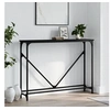 Image de Table console noir 102x22,5x75 cm bois d'ingénierie 834130