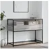 Image de Table console sonoma gris 100x40x75 cm bois d'ingénierie 834153