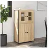 Image de Buffet haut chêne sonoma 62x32x106,5 cm bois d'ingénierie 834206
