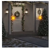 Image de Lumière de Noël avec Piquet LED Pliable, Eclairage d'Etoile de Noël, Décoration Lumineuse de Noël Intérieur Extérieur, Moderne, Jaune 57 cm