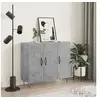 Image de Buffet gris béton 90x34x80 cm bois d ingénierie