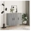 Image de Buffet sonoma gris 90x34x80 cm bois d ingénierie