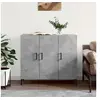 Image de Buffet gris béton 90x34x80 cm bois d ingénierie