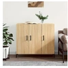 Image de Buffet chêne sonoma 90x34x80 cm bois d'ingénierie 828119