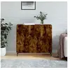 Image de Dressoir 90x34x80 cm bewerkt hout gerookt eikenkleurig828129