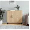 Image de Buffet chêne sonoma 90x34x80 cm bois d ingénierie