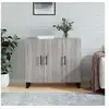 Image de Buffet sonoma gris 90x34x80 cm bois d'ingénierie828138