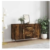Image de Buffet chêne fumé 100x36x60 cm bois d'ingénierie828153