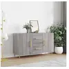 Image de Buffet sonoma gris 100x36x60 cm bois d'ingénierie828162