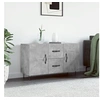 Image de Buffet, Armoire de Rangement avec Pieds, Meuble de Rangement, Organisateur Salon Salle de Séjour, Moderne, Gris Béton Bois d'Ingénierie
