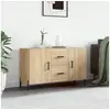 Image de Buffet chêne sonoma 100x36x60 cm bois d ingénierie