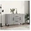 Image de Buffet sonoma gris 100x36x60 cm bois d'ingénierie828202