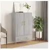 Image de Buffet haut sonoma gris 69,5x31x115 cm bois d ingénierie