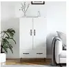 Image de Buffet haut blanc 69,5x31x115 cm bois d'ingénierie828228