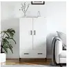 Image de Buffet haut blanc 69,5x31x115 cm bois d'ingénierie828244