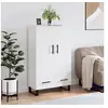 Image de Buffet haut blanc 69,5x31x115 cm bois d'ingénierie828260