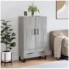 Image de Buffet haut sonoma gris 69,5x31x115 cm bois d'ingénierie828266