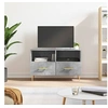 Image de Meuble TV Gris béton 80x36x50 cm Bois d'ingénierie828960