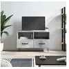 Image de Meuble TV Gris béton 80x36x50 cm Bois d'ingénierie828968