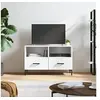 Image de Meuble TV Blanc 80x36x50 cm Bois d'ingénierie828972